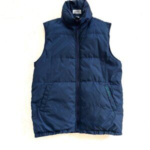 Jack Nicklaus Signature Down Vest Mens M Navy Golf Puffer Full Zip